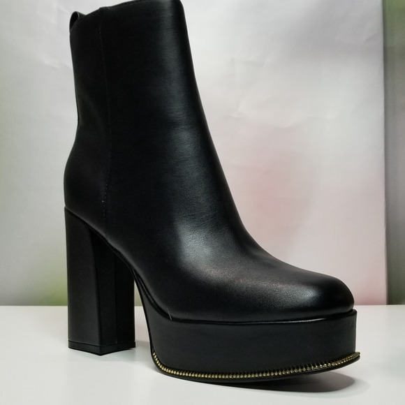 Nine West Women's Loraine 3 Block Heel Ankle Booties  Size 9.5 Black NWT - Picture 4 of 9